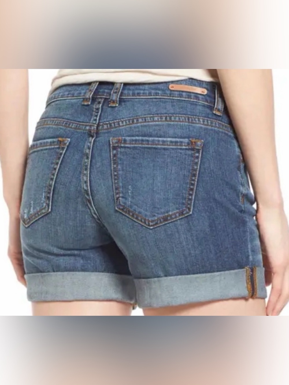 Caslon Classic Boyfriend Denim Shorts
